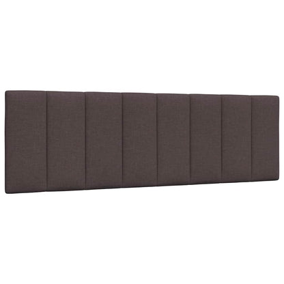 Bedframe Zonder Matras Stof 160 x 200 cm Donkerbruin