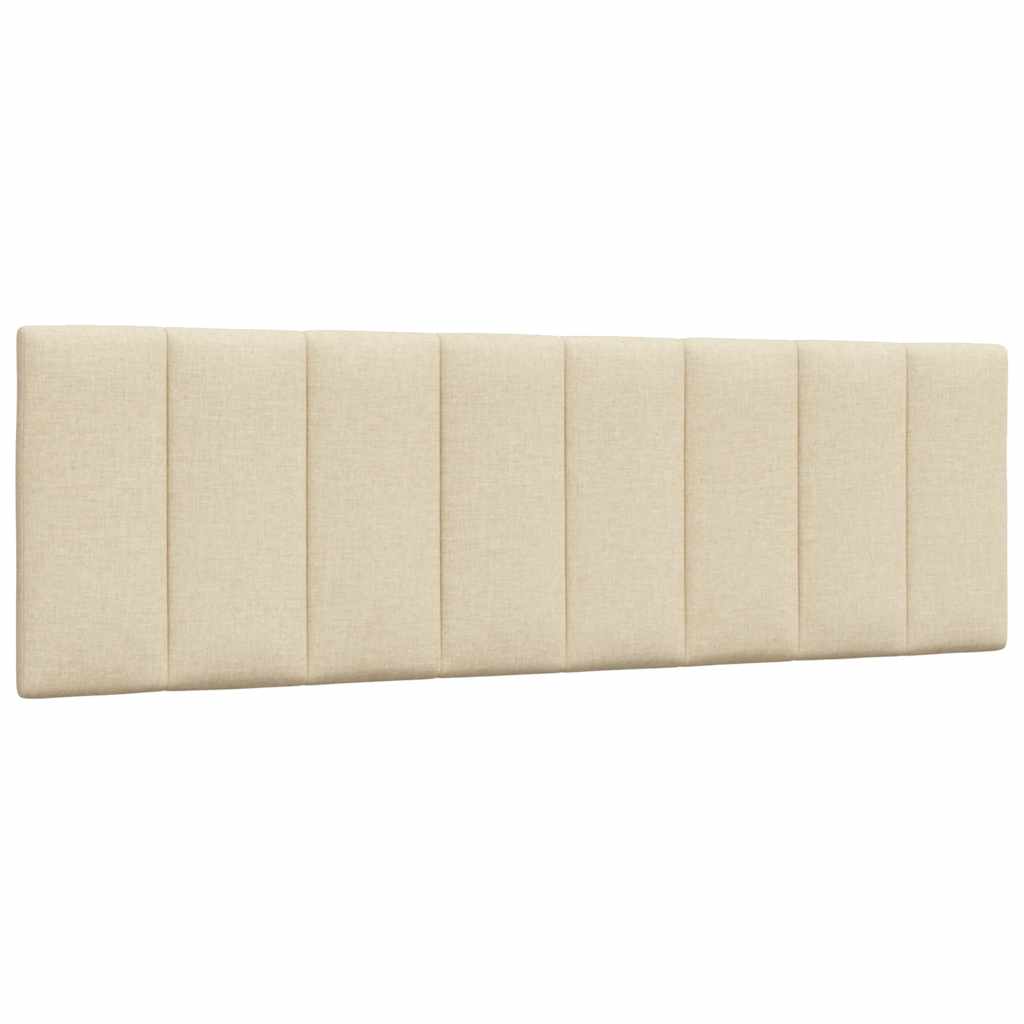 Bedframe zonder matras "Hanko" stof crèmekleurig 160x200 cm