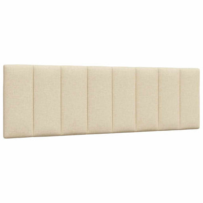 Bedframe zonder matras "Hanko" stof crèmekleurig 160x200 cm