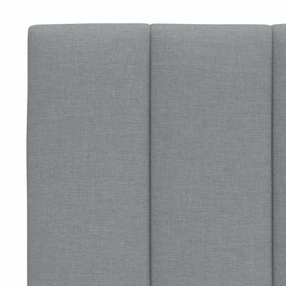 Bedframe zonder matras stof lichtgrijs 180x200 cm