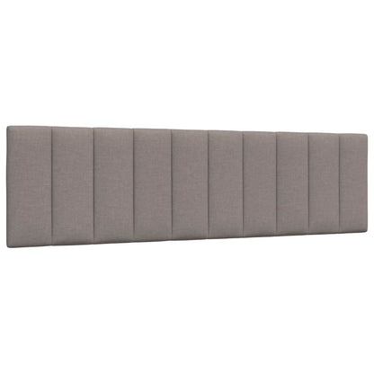 Bedframe Zonder Matras Stof 180 x 200 cm Taupe