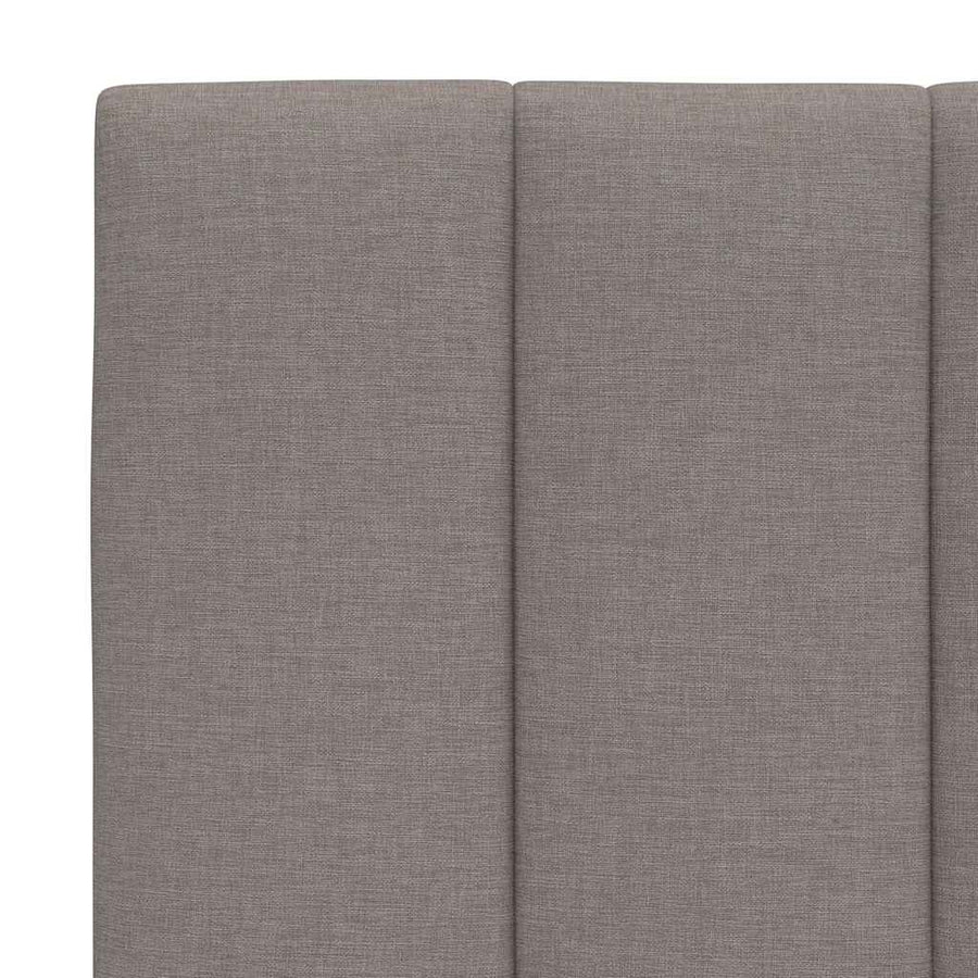 Bedframe Zonder Matras Stof 180 x 200 cm Taupe