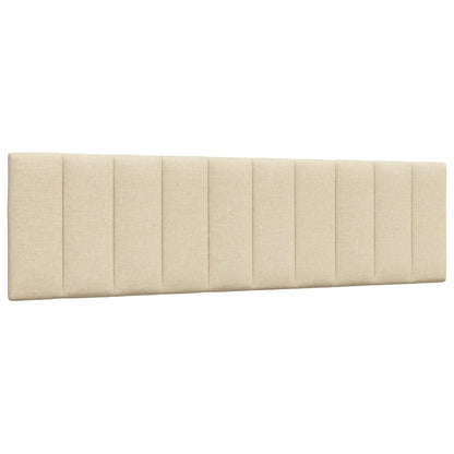 Bedframe Zonder Matras Stof Kleurig 180 x 200 cm Crème