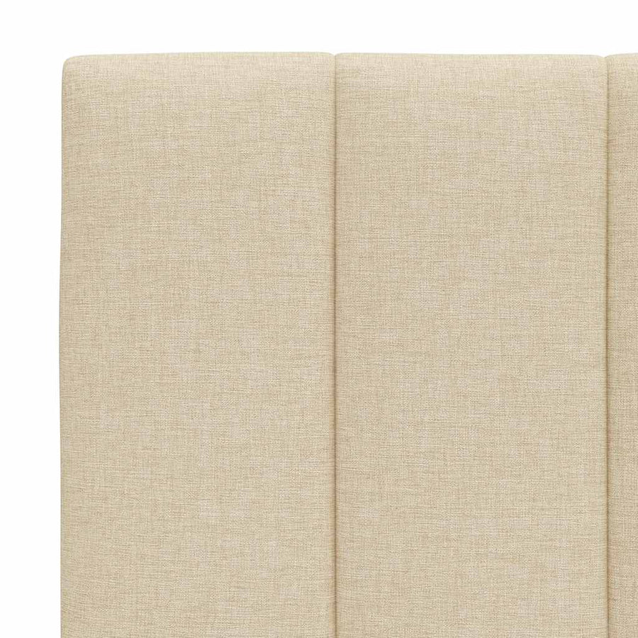 Bedframe Zonder Matras Stof Kleurig 180 x 200 cm Crème