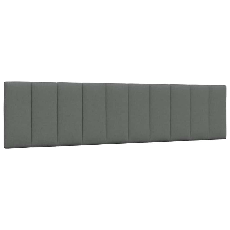 Bedframe zonder matras stof donkergrijs 200x200 cm