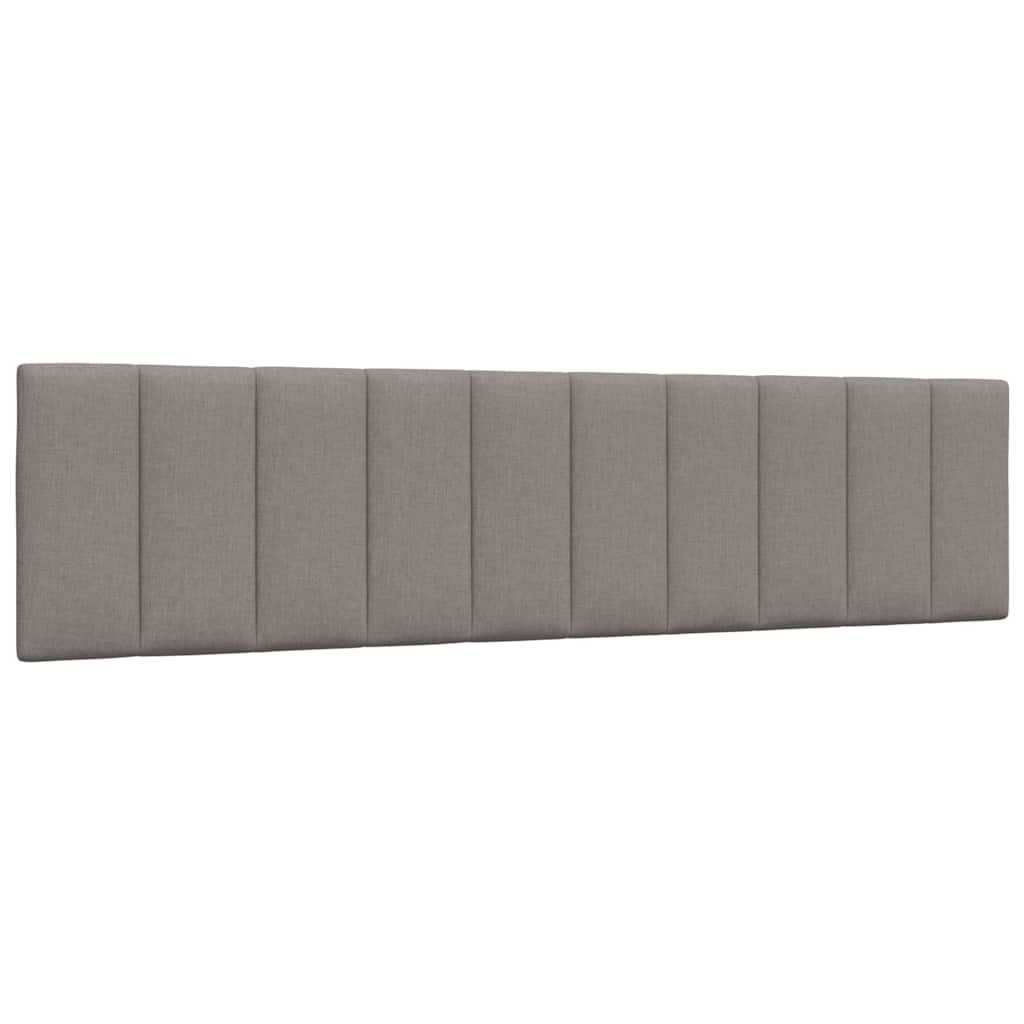 Bedframe zonder matras "Hanko" stof taupe 200x200 cm
