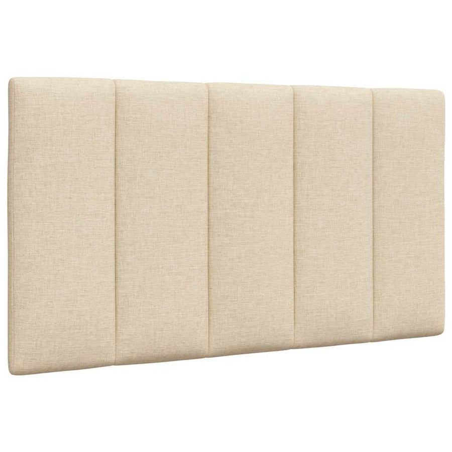 Bedframe zonder matras 80x200 cm stof crèmekleurig