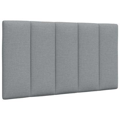 Bedframe zonder matras 90x190 cm stof lichtgrijs