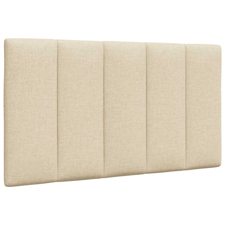 Bedframe zonder matras "Hanko" 90x190 cm stof crèmekleurig