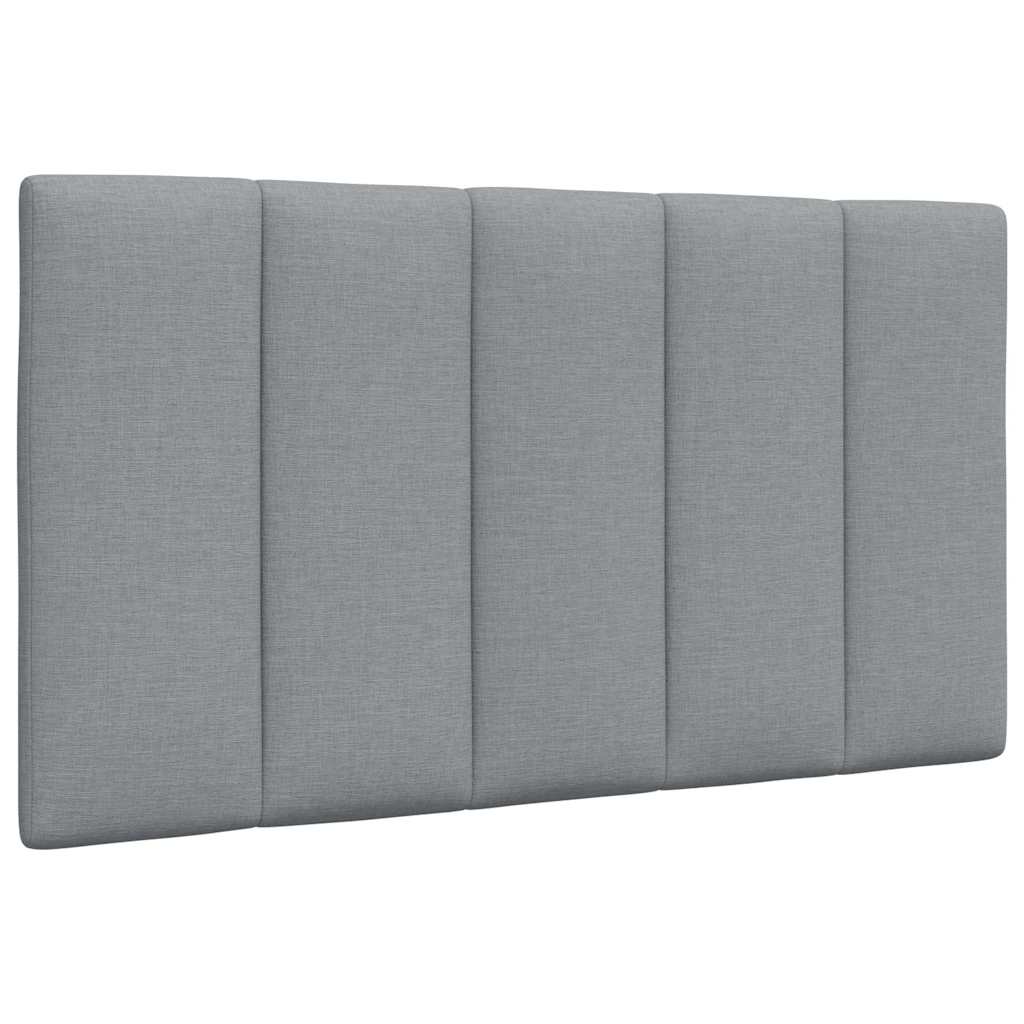Bedframe zonder matras 90x200 cm stof lichtgrijs
