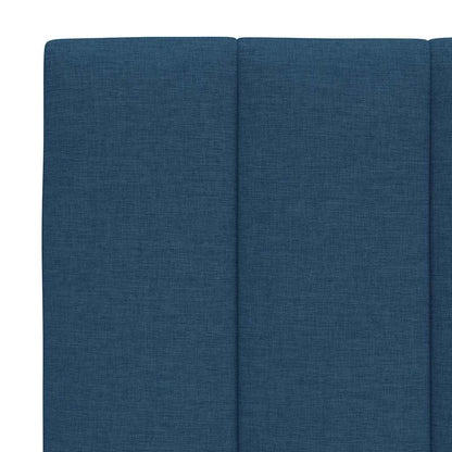 Bedframe Zonder Matras Stof 90 x 200 cm Blauw