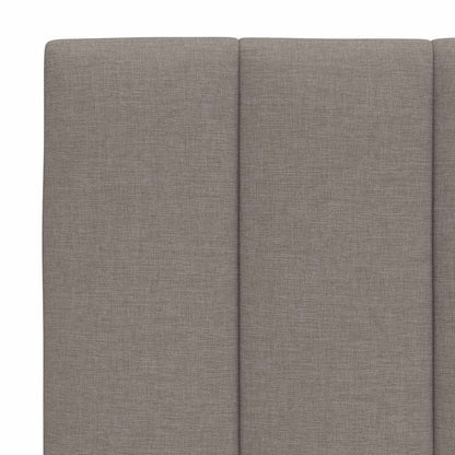 Bedframe zonder matras "Hanko" 100x200 cm stof taupe