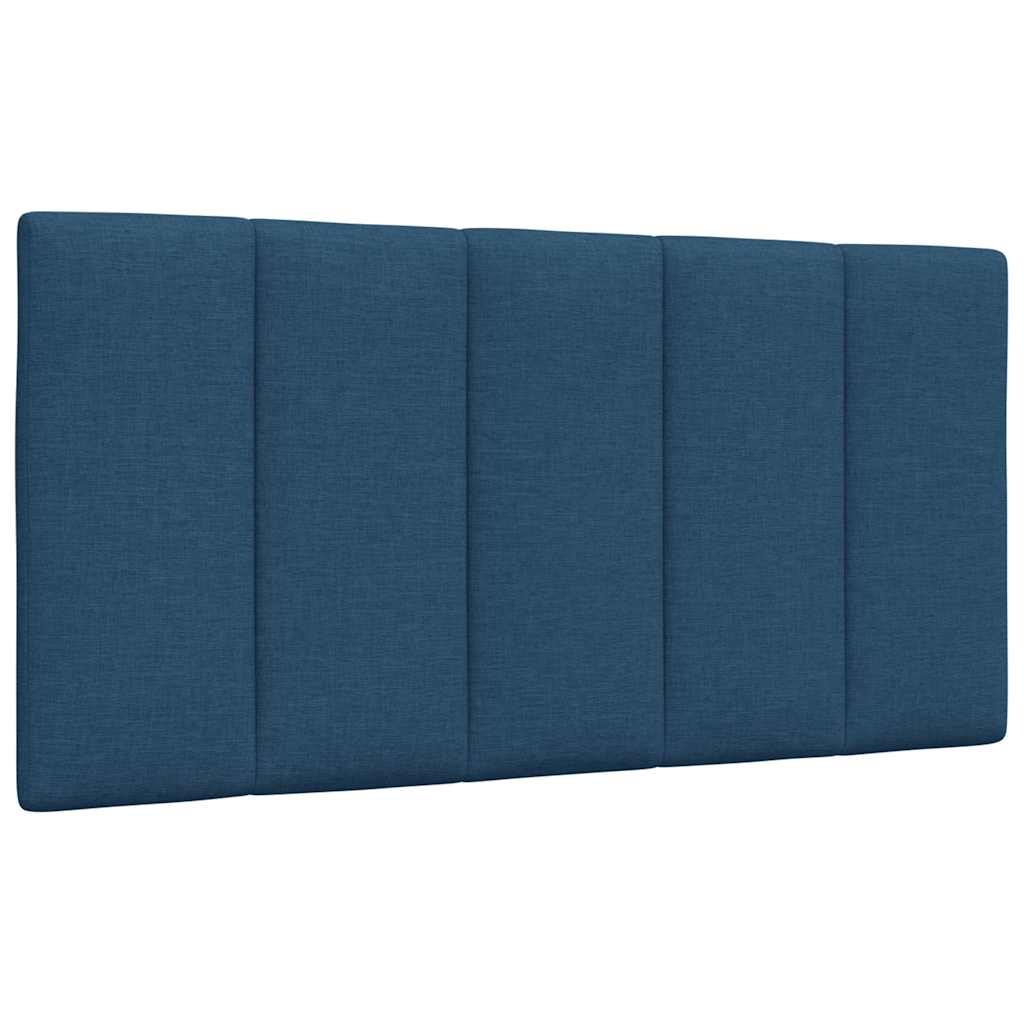 Bedframe zonder matras 100x200 cm stof blauw