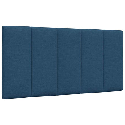 Bedframe zonder matras 100x200 cm stof blauw