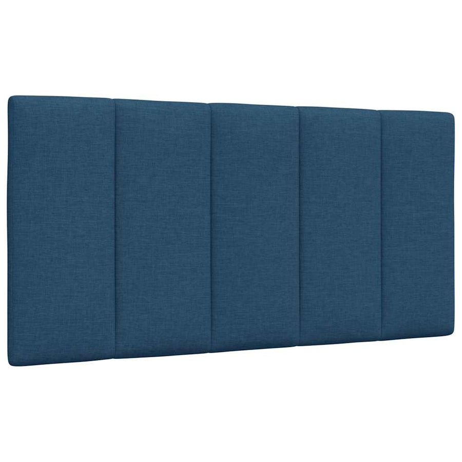 Bedframe zonder matras 100x200 cm stof blauw