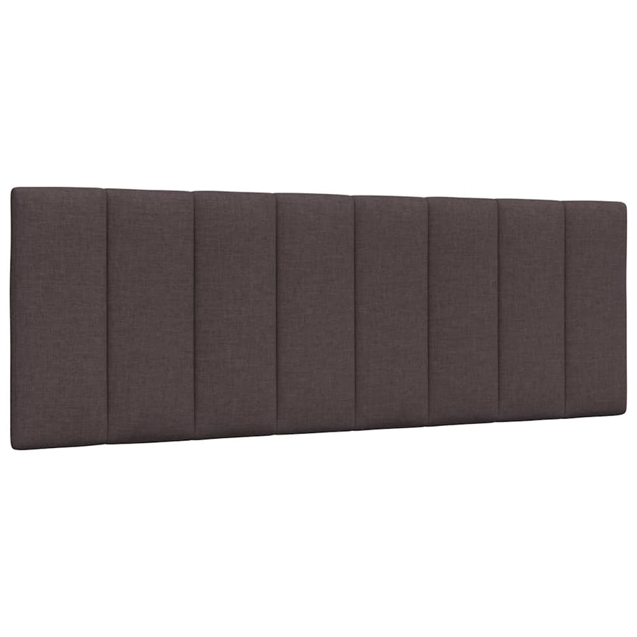 Bedframe zonder matras 120x200 cm stof donkerbruin