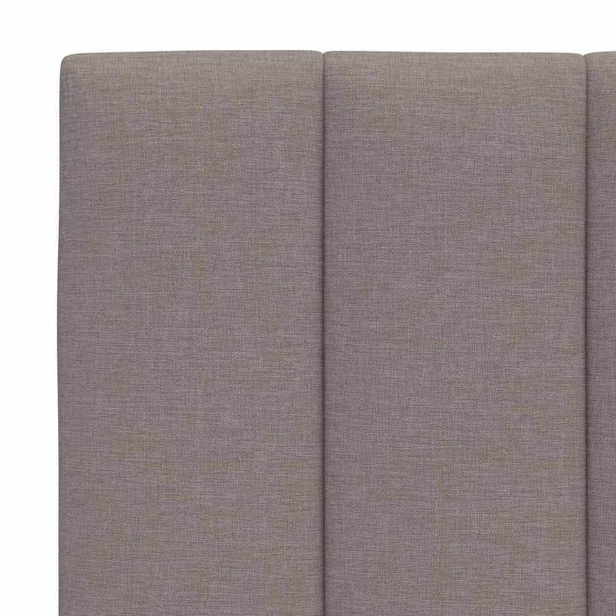 Bedframe zonder matras "Hanko" 120x200 cm stof taupe