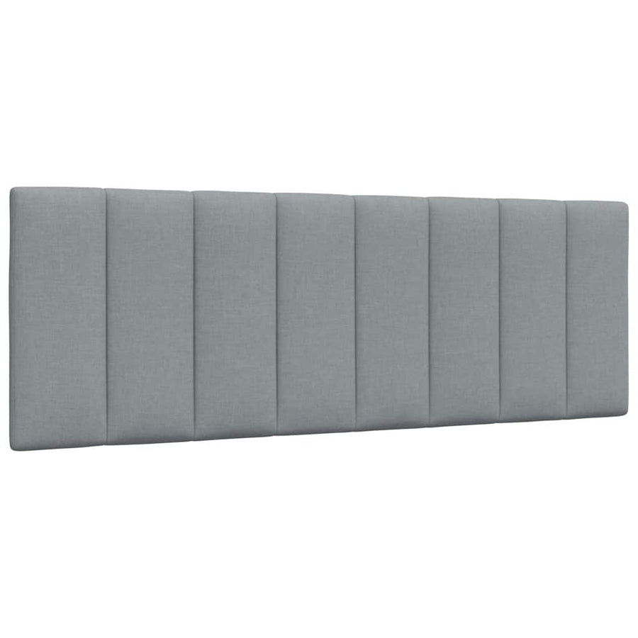 Bedframe zonder matras stof lichtgrijs 140x190 cm
