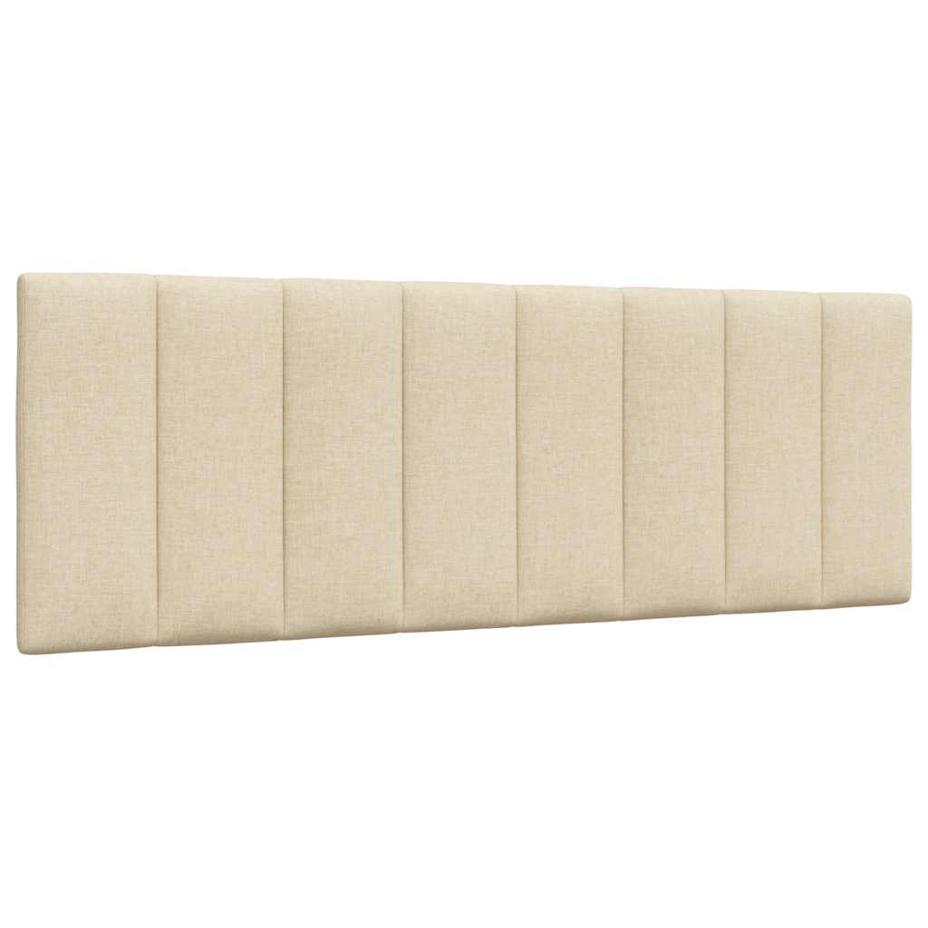 Bedframe zonder matras "Hanko" stof crèmekleurig 140x200 cm