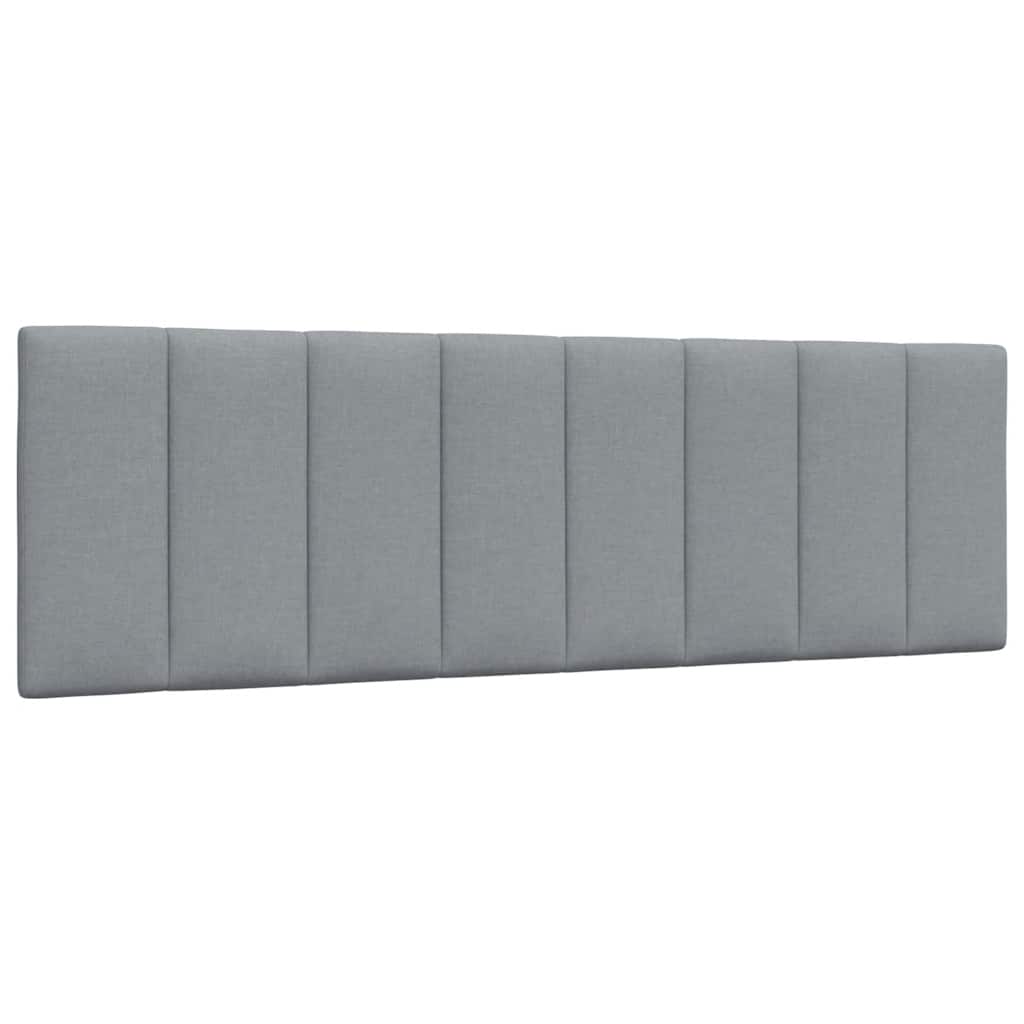 Bedframe zonder matras stof lichtgrijs 160x200 cm