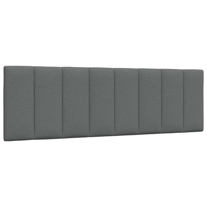 Bedframe zonder matras stof donkergrijs 160x200 cm