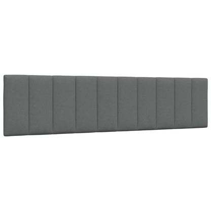 Bedframe zonder matras stof donkergrijs 200x200 cm