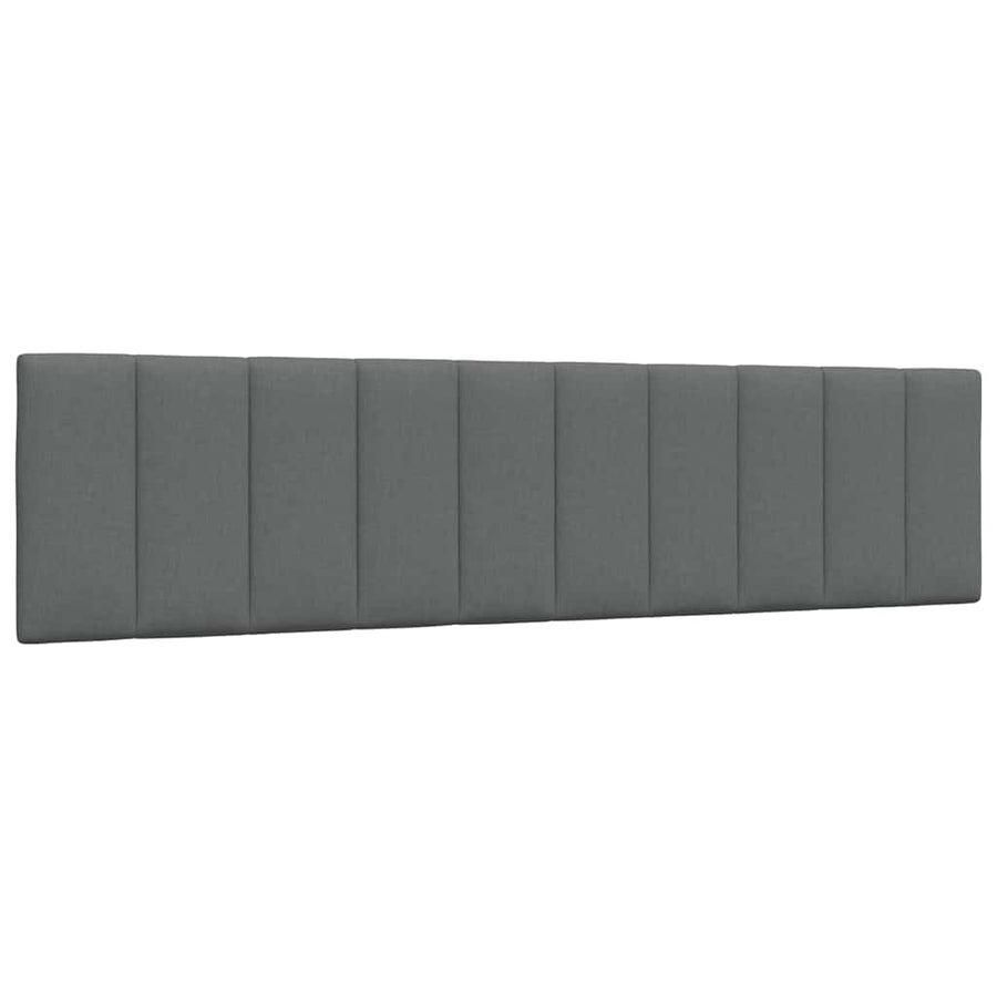 Bedframe zonder matras stof donkergrijs 200x200 cm