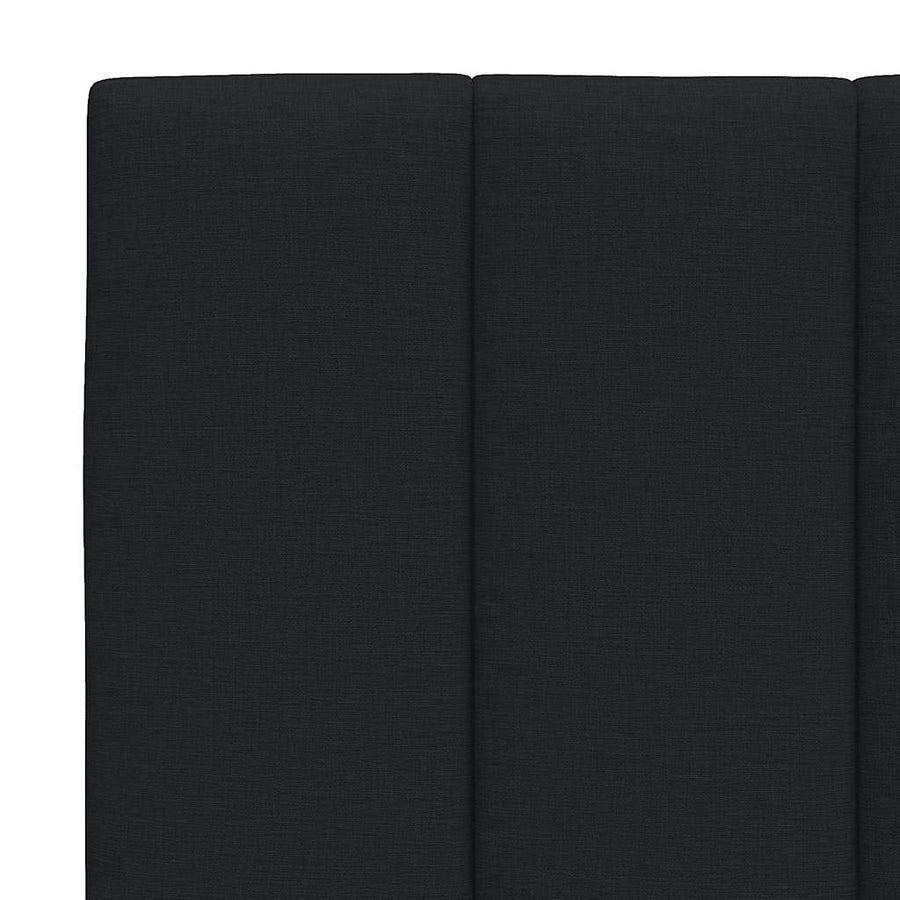 Bedframe zonder matras "Hanko" stof zwart 200x200 cm