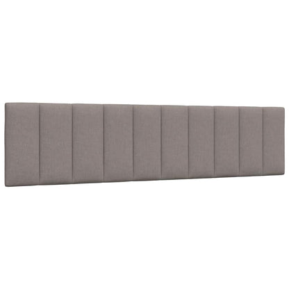Bedframe zonder matras "Hanko" stof taupe 200x200 cm