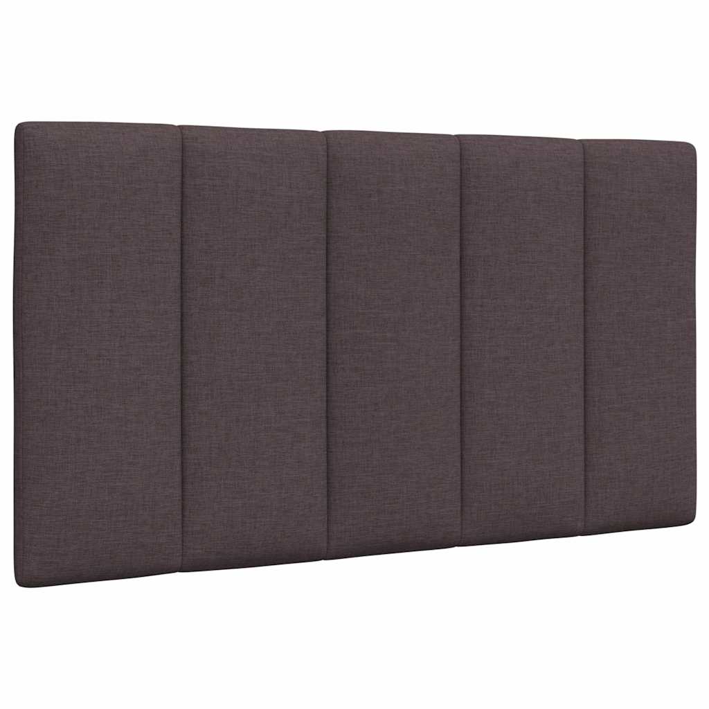 Bed Met Matras Stof 80 x 200 cm Donkerbruin