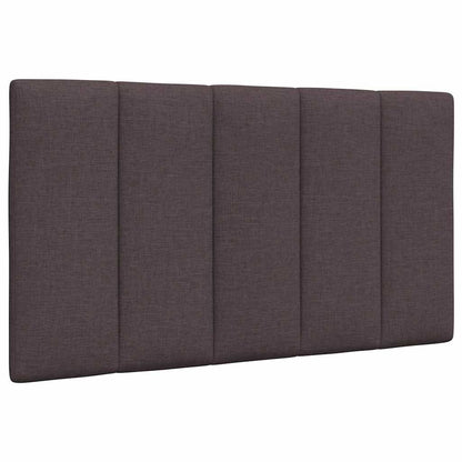 Bed Met Matras Stof 80 x 200 cm Donkerbruin