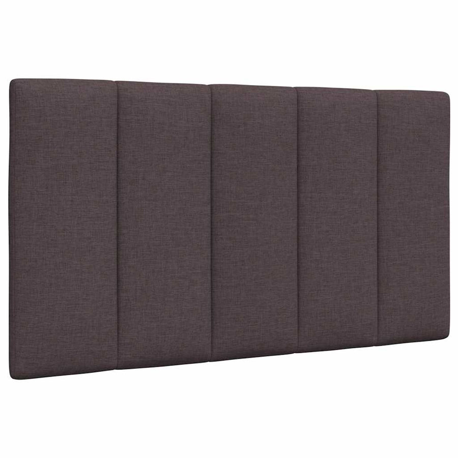 Bed Met Matras Stof 80 x 200 cm Donkerbruin