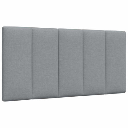 Bed met matras stof lichtgrijs 100x200 cm