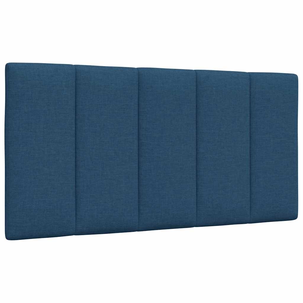 Bed met matras stof blauw 100x200 cm