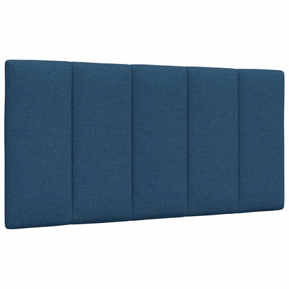 Bed met matras stof blauw 100x200 cm