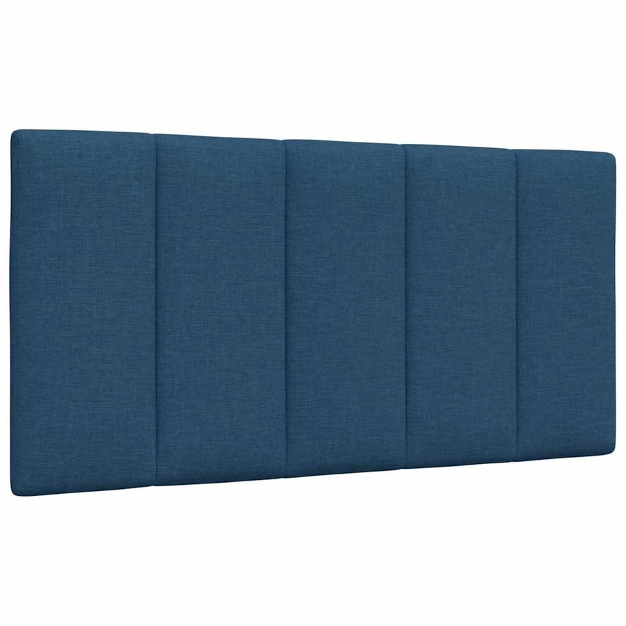 Bed met matras stof blauw 100x200 cm