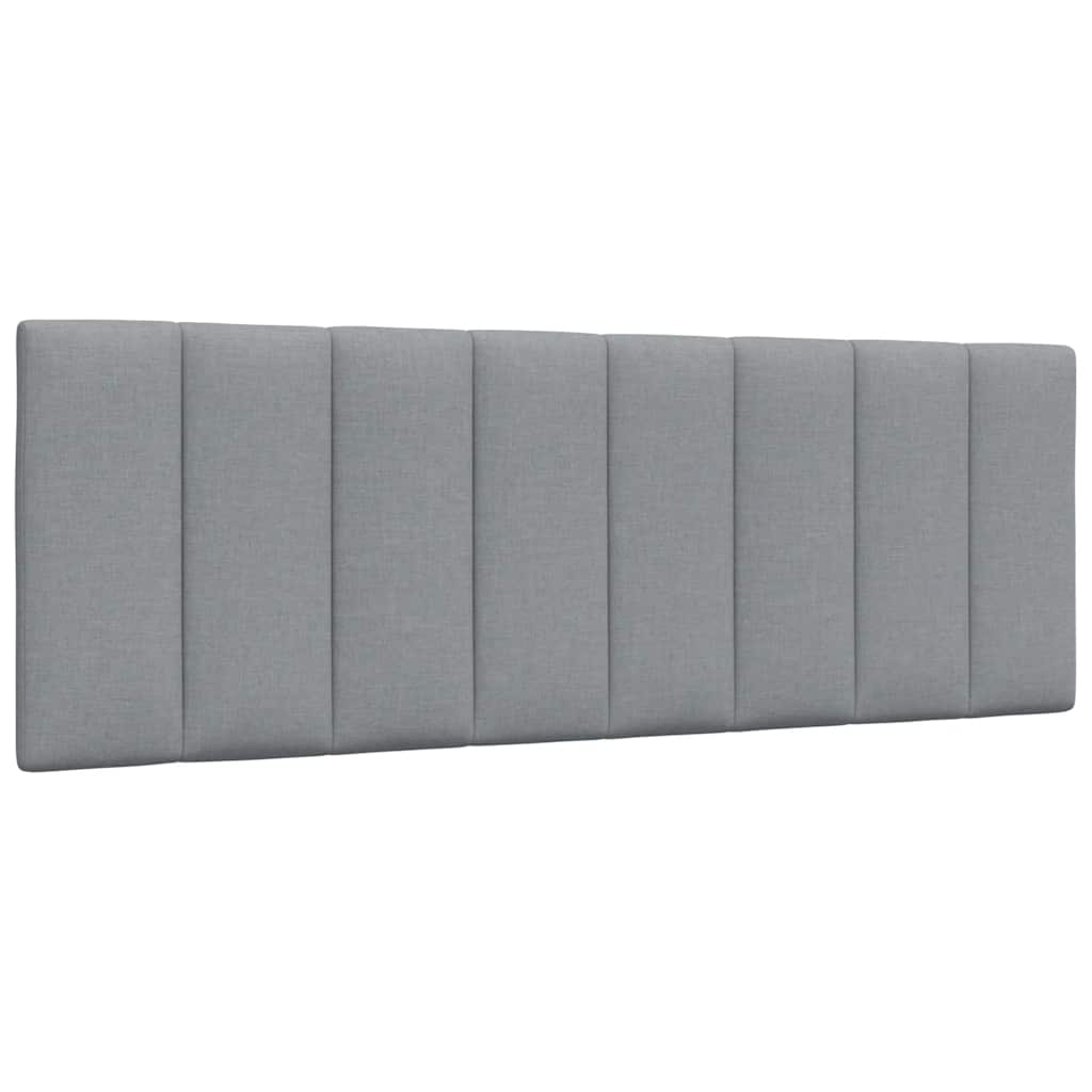 Bed met matras stof lichtgrijs 120x200 cm
