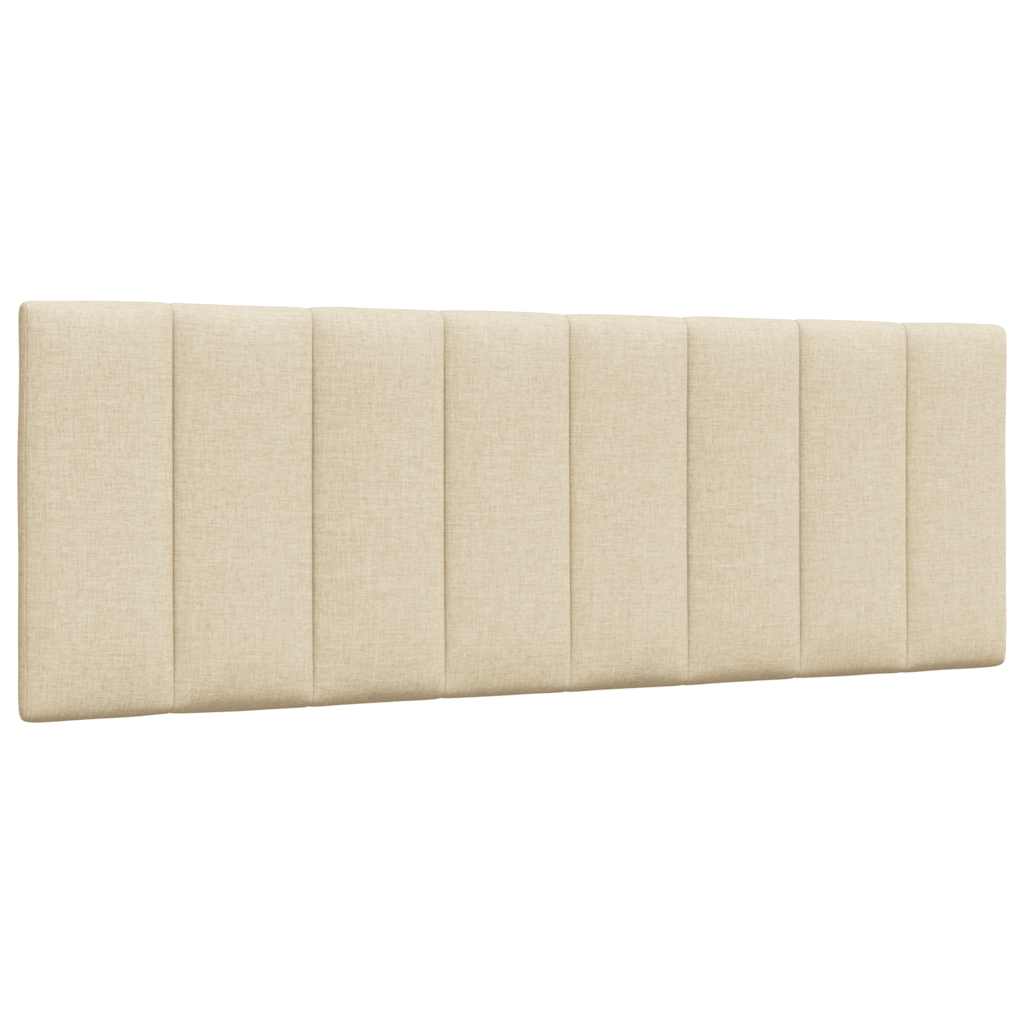 Bed met matras "Hanko" stof crèmekleurig 120x200 cm