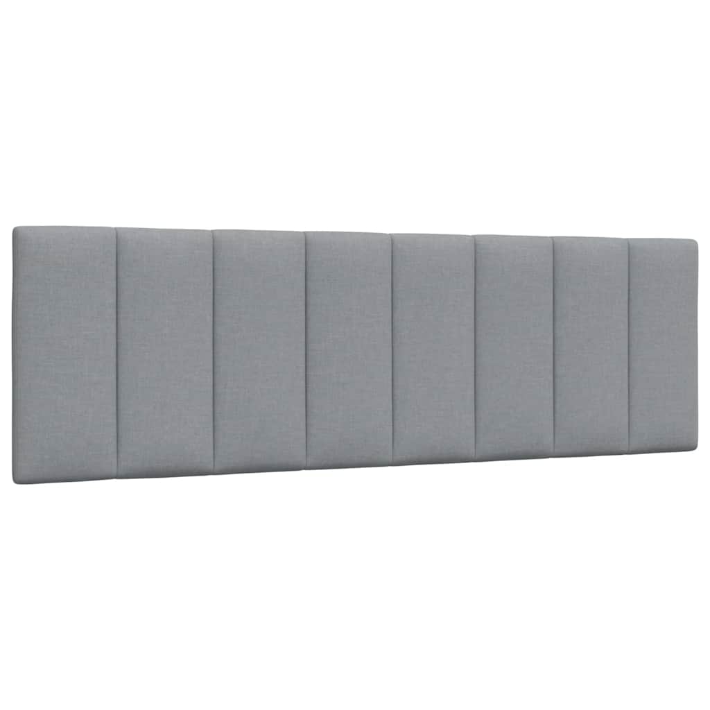 Bed met matras stof lichtgrijs 160x200 cm