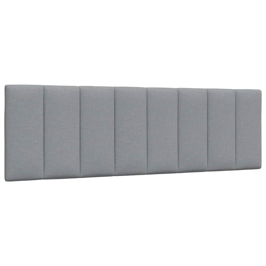 Bed met matras stof lichtgrijs 160x200 cm