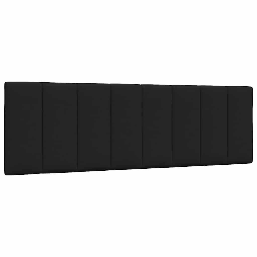Bed Met Matras Stof 160 x 200 cm Zwart