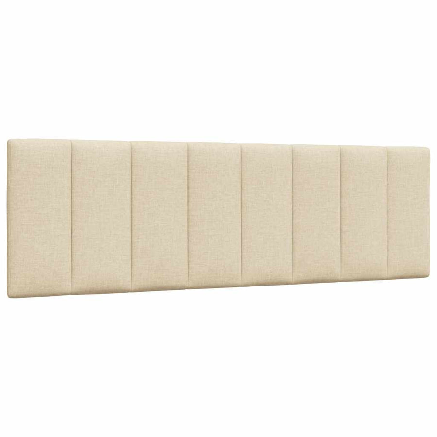 Bed met matras "Hanko" stof crèmekleurig 160x200 cm
