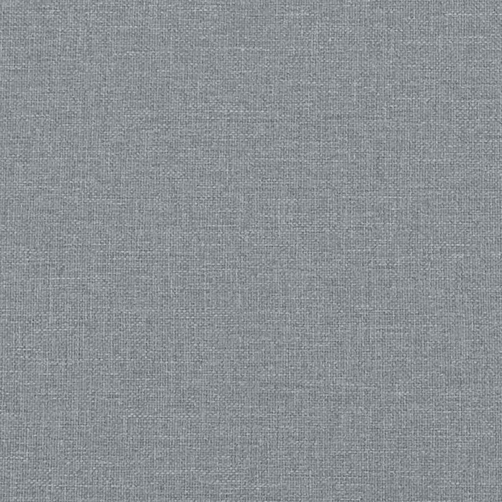 Bedframe zonder matras 80x200 cm stof lichtgrijs