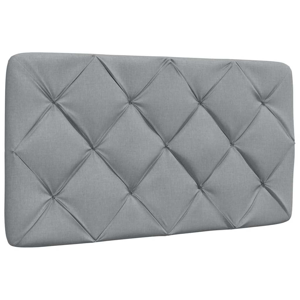 Bedframe zonder matras 80x200 cm stof lichtgrijs