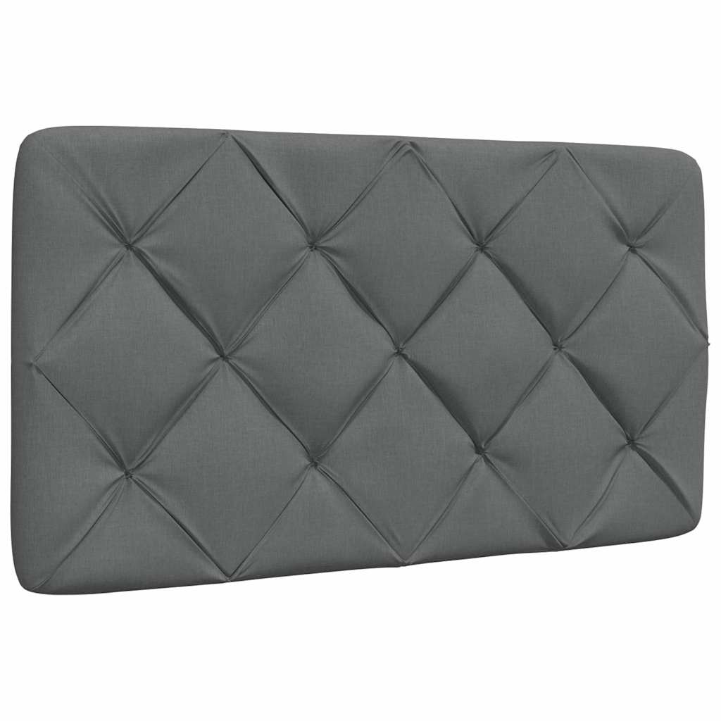 Bedframe zonder matras 80x200 cm stof donkergrijs