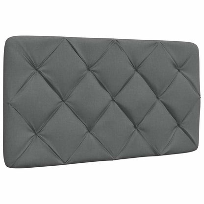 Bedframe zonder matras 80x200 cm stof donkergrijs