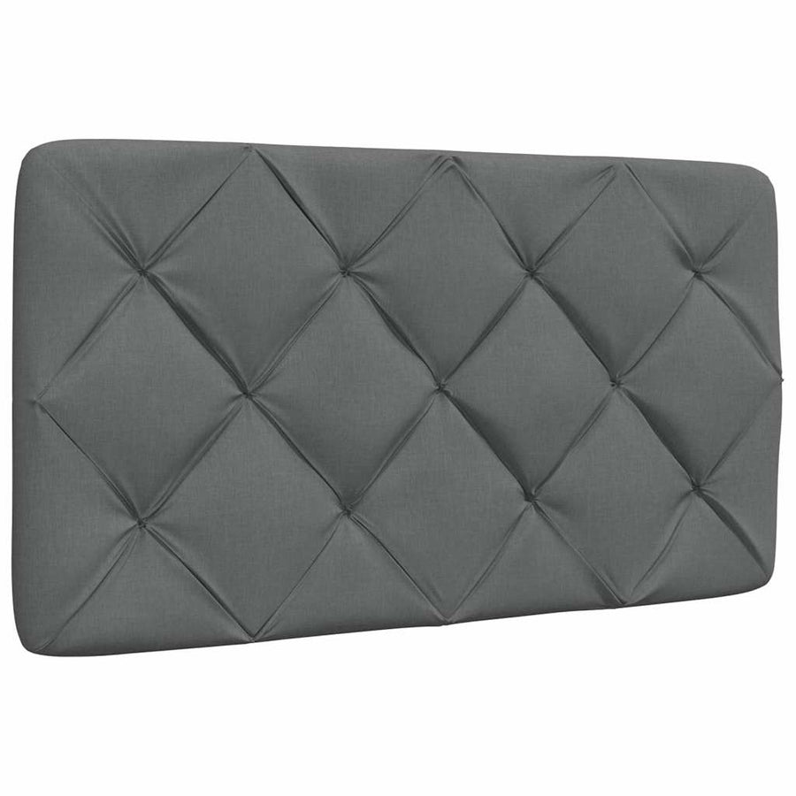 Bedframe zonder matras 80x200 cm stof donkergrijs
