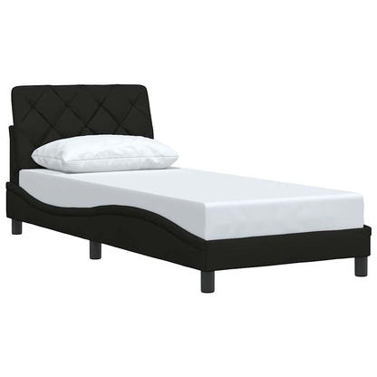 Bedframe zonder matras 80x200 cm stof zwart