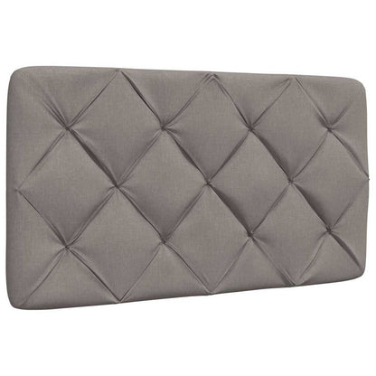 Bedframe zonder matras 80x200 cm stof taupe