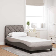 Bedframe 80x200 cm stof taupe